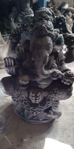 Ganesh en pierre reconstituée 60 cm, Jardin & Terrasse, Statues de jardin, Pierre, Enlèvement ou Envoi, Neuf