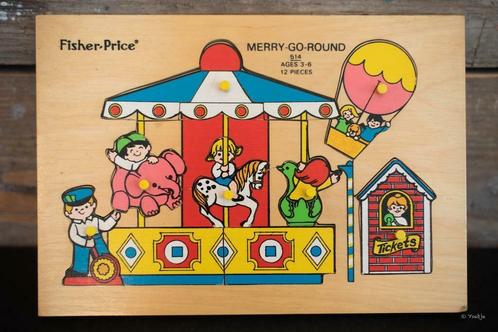 Simplex puzzel van Fisher Price - 1973, Enfants & Bébés, Jouets | Puzzles pour enfants, Utilisé, 10 à 50 pièces, Enlèvement ou Envoi