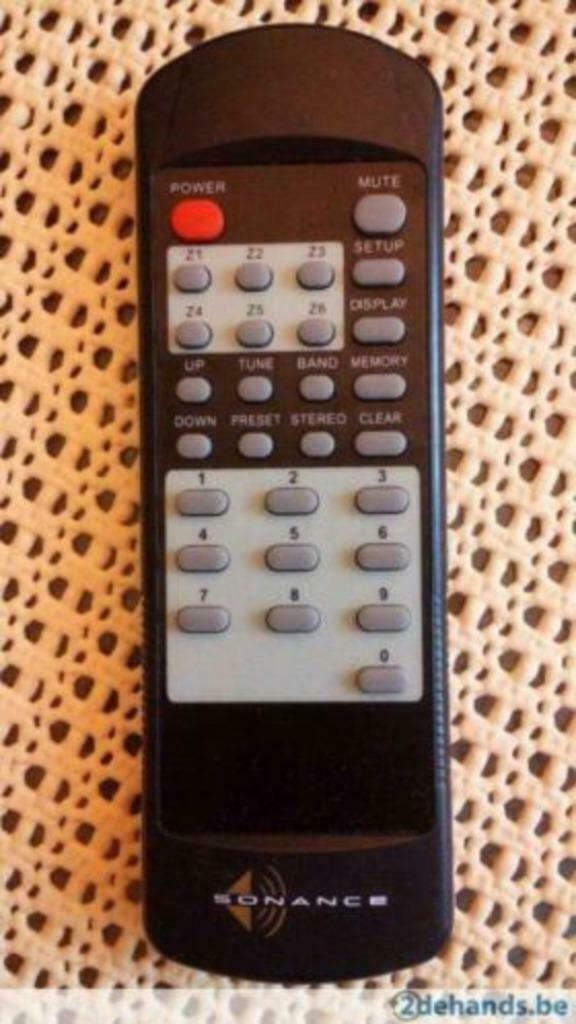 Afstandsbediening SONANCE, Audio, Tv en Foto, Afstandsbedieningen, Gebruikt, Origineel, Tv, Ophalen of Verzenden