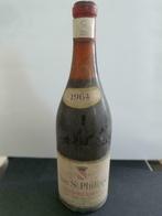 Oude fles wijn Clos St. Philippe 1964 - Côtes du Rhône, Nieuw, Rode wijn, Frankrijk, Vol