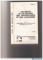 Les droits et devoirs des propriétaires et locataires, 1982, Boeken, Gelezen, Ophalen of Verzenden, Alfred Devreux & Martine Wahl