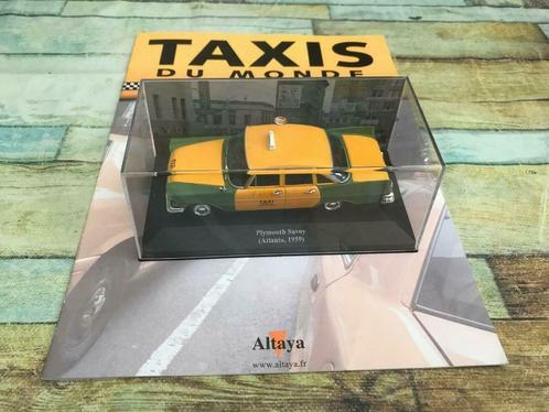 PLYMOUTH Savoy V8 Taxi Atlanta 1959 1/43 IXO UH Neuf+Bte+Mag, Hobby & Loisirs créatifs, Voitures miniatures | 1:43, Neuf, Voiture