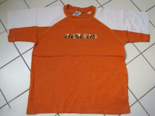 tee-shirt manches courtes Adidas - T. 8 ans / 128 cm - orang, Enfants & Bébés, Vêtements enfant | Taille 122, Utilisé, Garçon ou Fille