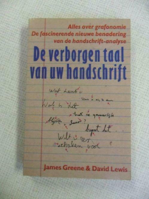 de verborgen taal van uw handschrift, Boeken, Psychologie, Zo goed als nieuw, Verzenden