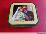 Boîte Métal. "Prince Laurent et la princesse Claire., Collections, Maisons royales & Noblesse, Enlèvement ou Envoi, Utilisé