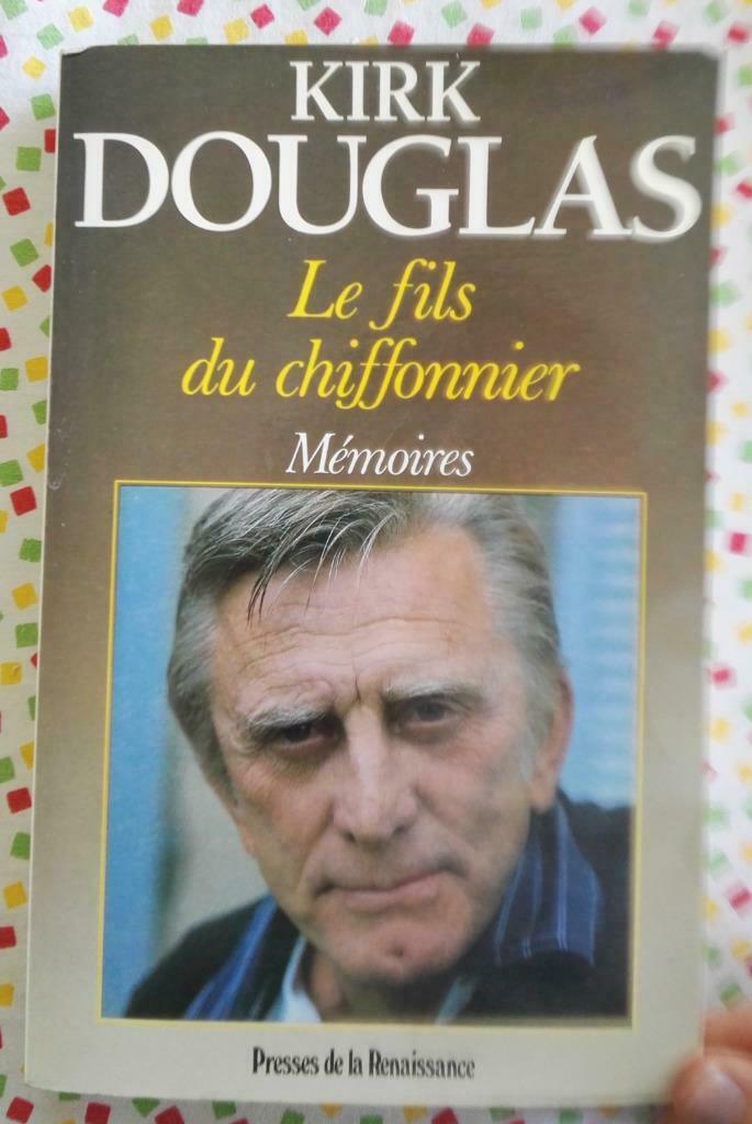 Le Fils du Chiffonnier  : Kirk Douglas : GRAND FORMAT, Livres, Biographies, Utilisé, Cinéma, TV et Média, Enlèvement ou Envoi