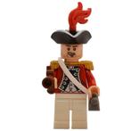 Lego POTC minifig King George's Officer (poc018) met wapens, Comme neuf, Lego, Enlèvement ou Envoi