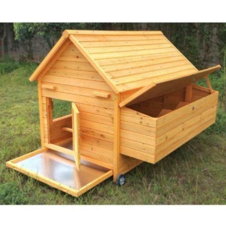 Poulailler MOBILE abri 10-15 poules maison poule coc canard, Animaux & Accessoires, Volatiles | Accessoires, Neuf, Poulailler