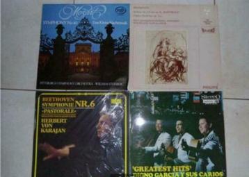 33 toeren vinyl schijf Mozart, Beethoven, Greatest hits,... beschikbaar voor biedingen