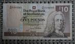 Bankbiljet van 10 pond Schotland 1993, Postzegels en Munten, Los biljet, Ophalen of Verzenden, Overige landen