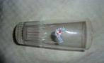 #C bier glas KRONENBOURG ribbelglas ' MISDRUK ', Verzamelen, Ophalen of Verzenden, Gebruikt, Bierglas