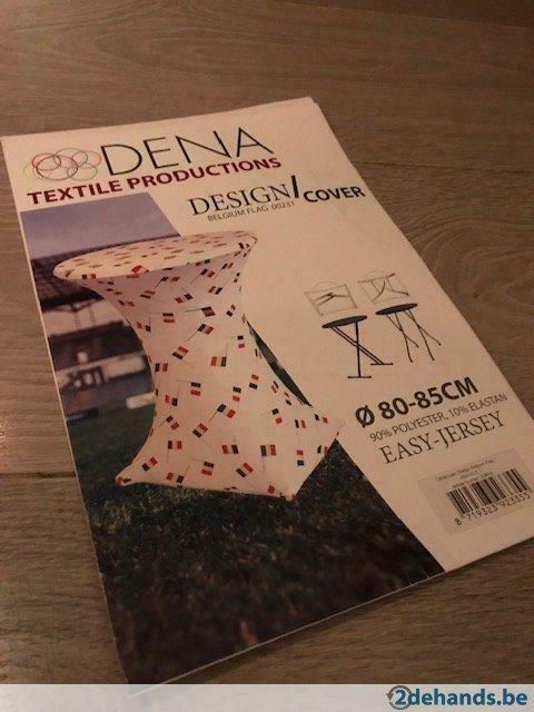 Unieke TOPCOVER Tafelhoezen (Ø 80-85cm) 2 Belgische prints, Tuin en Terras, Tuinsets en Loungesets, Nieuw, Ophalen of Verzenden
