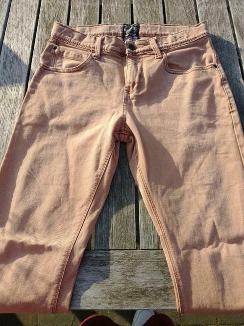 lichtbruine jeansbroek - C&A m.164, Kinderen en Baby's, Kinderkleding | Maat 164, Zo goed als nieuw, Jongen, Broek, Ophalen of Verzenden