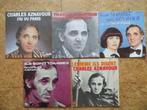 CHARLES AZNAVOUR - LOT VAN 5 x VINYL SINGLES, Cd's en Dvd's, Vinyl Singles, Gebruikt, Verzenden, Overige genres, 7 inch