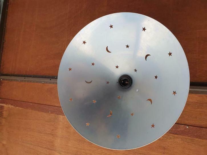 Lampe pour chambre d'enfants, lune et étoiles, 40 cm, vintag, Maison & Meubles, Lampes | Plafonniers, Utilisé, Métal, Enlèvement ou Envoi