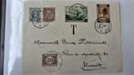POSTZEGELS OP BRIEF- KONINGSHUIS., Postzegels en Munten, Met stempel, Koninklijk huis, Ophalen of Verzenden, Gestempeld