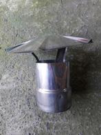 Roestvrijstalen schoorsteenkap, basis van 13,6 cm, Doe-het-zelf en Bouw, Ophalen of Verzenden, Gebruikt