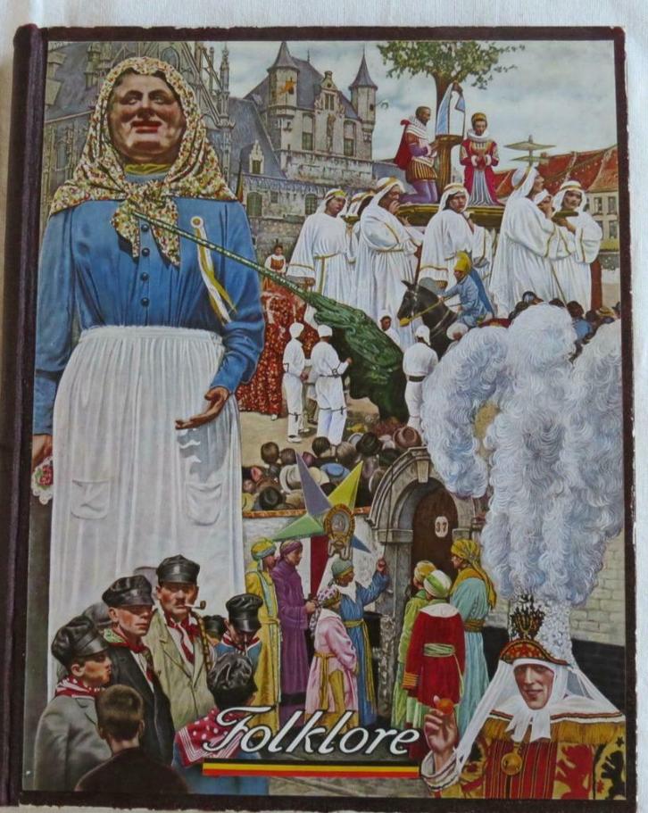 Cote d'or chromos boek - folklore 1940, Antiek en Kunst, Antiek | Boeken en Manuscripten, Ophalen of Verzenden