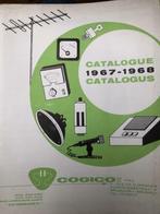 Cogico Catalogue 1967-1968, Antennes, Micro, Pick-Up, Etc., Livres, Comme neuf, Catalogue, Enlèvement ou Envoi