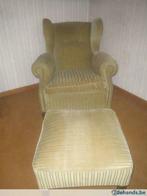 Vintage club chair / bergère style, ca 1930, Utilisé, Tissus