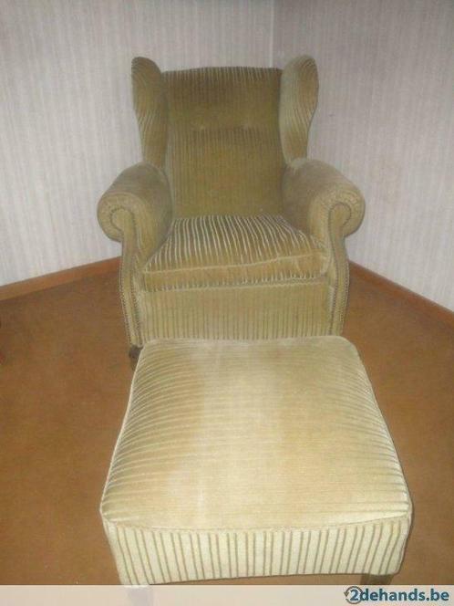 Vintage club chair / bergère style, ca 1930, Maison & Meubles, Canapés | Salons, Utilisé, Tissus