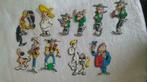 Lot 12 figurines Lucky Luke Dalton Morris Plasteco Milano, Collections, Personnages de BD, Comme neuf, Enlèvement ou Envoi