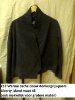 Warme cache coeur donkergrijs-paars Liberty Island maat 46, Paars, Maat 46/48 (XL) of groter, Liberty Island, Ophalen of Verzenden
