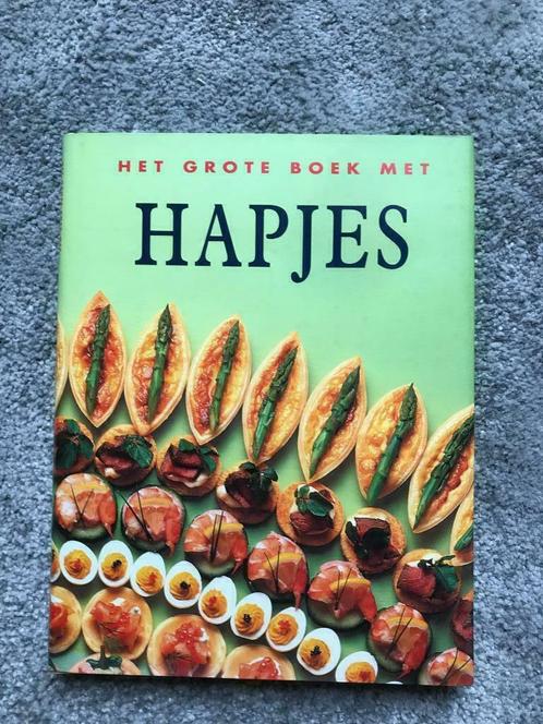 Het grote boek met Hapjes kookboek, Livres, Livres de cuisine, Neuf, Tapas, Snacks et Dim Sum, Enlèvement ou Envoi