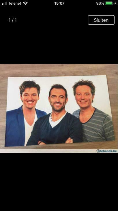 3 Posters De Romeo’s / Davy Gilles 44 cm op 29 cm, Verzamelen, Ophalen of Verzenden, Nieuw, Film en Tv