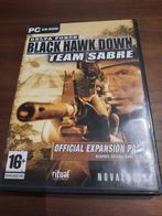 PC CD-Rom Delta Force Black Hawk Down Team Sabre, Utilisé, Enlèvement ou Envoi
