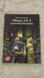 Livre "Virus LIV 3 ou la mort des livres", Livres, Non-fiction, Christian Grenier, Utilisé, Enlèvement ou Envoi