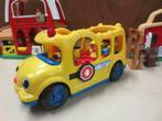 Fisher Price little people schoolbus met mannetjes, Comme neuf, Enlèvement