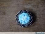 Broche A. Chabrol, Limoges, argent et porcelaine XIXe siècle, Ophalen of Verzenden, Gebruikt, Zilver