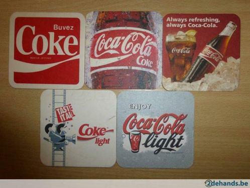 8 oude viltjes Coca-Cola, Verzamelen, Merken en Reclamevoorwerpen, Gebruikt, Ophalen of Verzenden