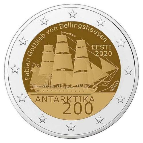 2 euro Estland 2020 'Antarktika', Postzegels en Munten, Munten | Europa | Euromunten, 2 euro, Estland, Ophalen of Verzenden
