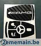 voor Mercedes sleutels 1 set carbonfolie decoraties, Auto-onderdelen, Ophalen of Verzenden, Nieuw, Mercedes-Benz