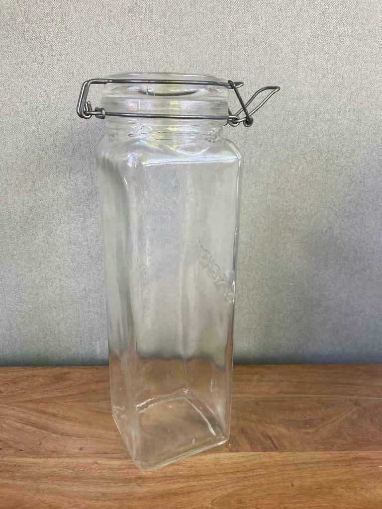 Recyclen Wetenschap defect ② GLAZEN SPAGHETTI POT — Glas en Drinkglazen — 2dehands
