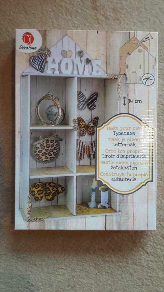 MAAK JE EIGEN LETTERBAK (KNUTSELEN)kinders, Ophalen of Verzenden, Zo goed als nieuw