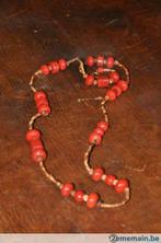 collier sautoir perle rouge, Bijoux, Sacs & Beauté, Utilisé, Enlèvement ou Envoi