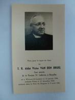 carte de mort Van Den Bruel Victor  Woluwe St Lambert 1896, Carte de condoléances, Envoi