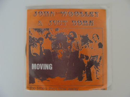 John Woolley & Just Born ‎– Moving (1971), CD & DVD, Vinyles Singles, Single, Rock et Metal, 7 pouces, Enlèvement ou Envoi