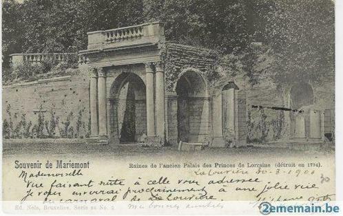C. P Morlanwelz Mariemont -Ruines ancien palais (c68), Collections, Cartes postales | Étranger