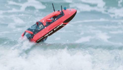 Fishing Surfer. Voerboot Dual Brushless Engine GPS RTR 500m., Watersport en Boten, Hengelsport | Karpervissen, Nieuw, Haak, Ophalen of Verzenden