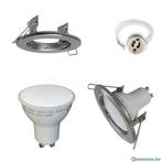 Spot LED encastrable fixe 5w kit complet, Nieuw, Plafondspot of Wandspot, Ophalen of Verzenden, Metaal of Aluminium