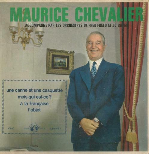 Maurice Chevalier – Une Canne et une Casquette + 3 – EP, Cd's en Dvd's, Vinyl Singles, Gebruikt, EP, Pop, 7 inch, Ophalen of Verzenden