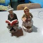 2 porseleinen beeldjes: Sara en Abraham, Ophalen of Verzenden