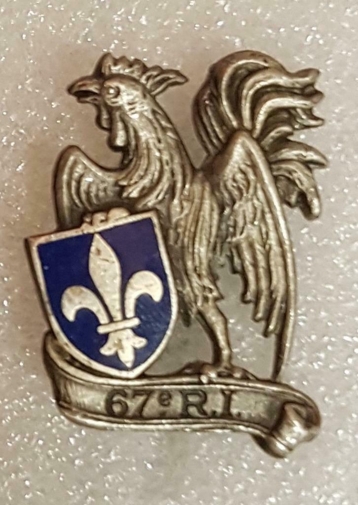 Borsthanger / Breloque  Frankrijk / France ( BF 7 ), Ophalen of Verzenden, Landmacht, Embleem of Badge