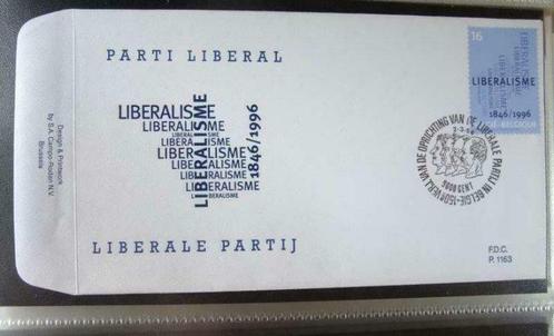 fdc libéral parti - nouveau, Timbres & Monnaies, Timbres | Europe | Belgique, Enlèvement