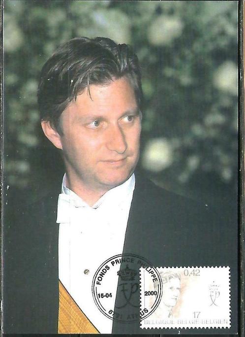 België 2000 Maxikaart OBP MK 2906, Postzegels en Munten, Postzegels | Europa | België, Postfris, 1e dag stempel, Koninklijk huis