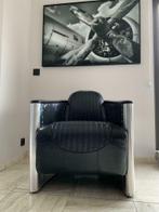 Vintage black aviator lounge zetel